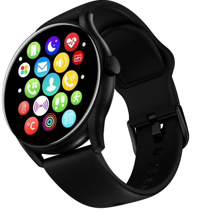 Login L‑101 1.43″ AMOLED Smartwatch – Bluetooth Calling, 100+ Sports Modes, IP68 Waterproof, Heart Rate & SpO₂ Monitor, 5‑Day Battery