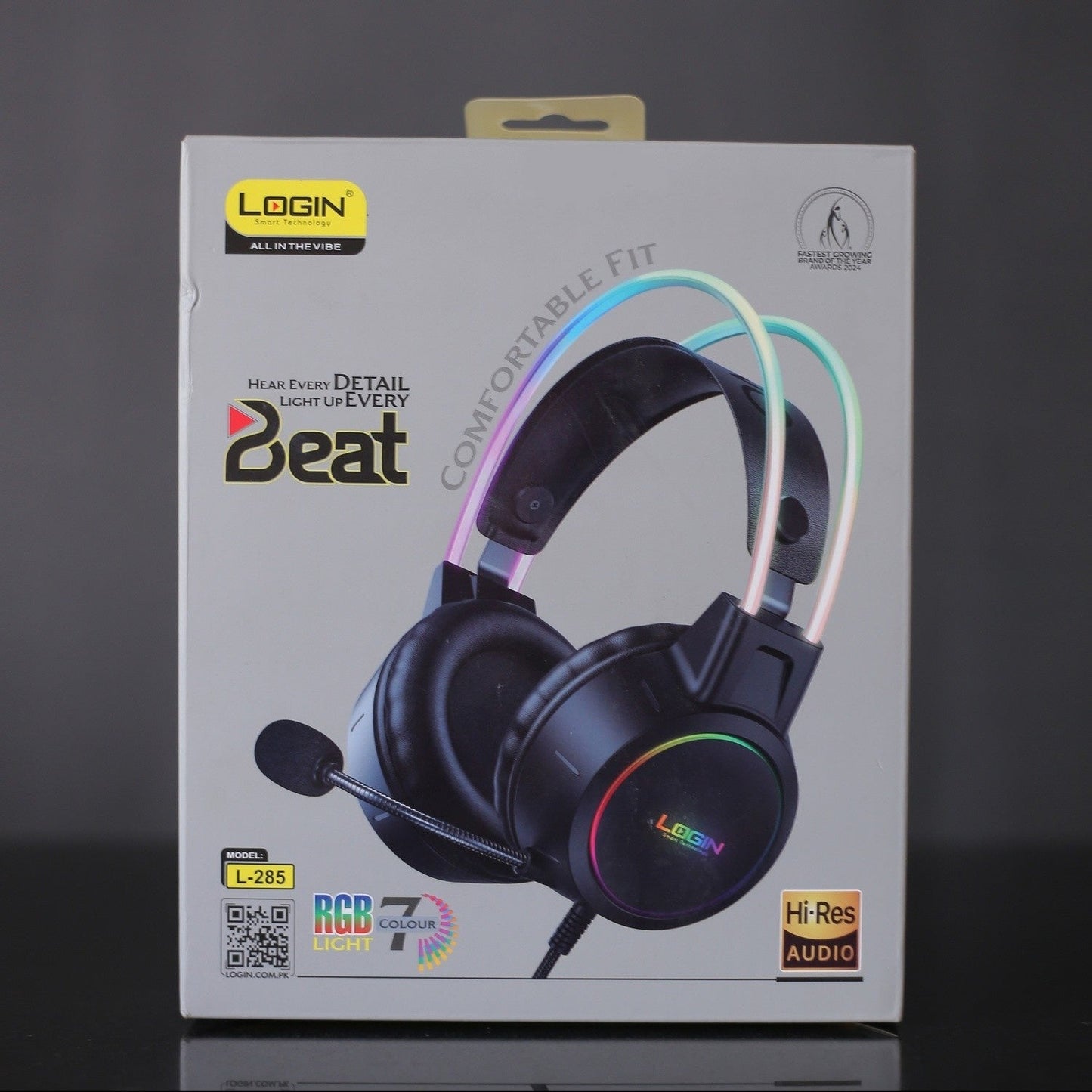 LOGIN L‑285 RGB Gaming Headphones